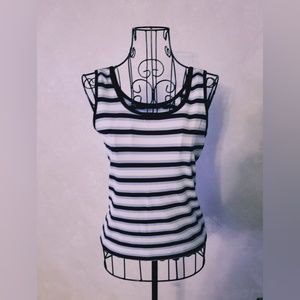 TAIL Womens Performance Tech Stripped Tank Top Med